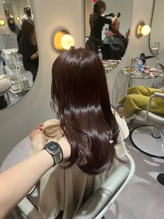 セミロング 美髪✨艶髪✨髪質改善 カラー特化🌙鈴屋和のヘアスタイル