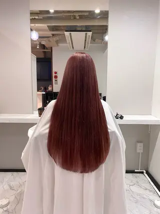 ロング カラー ハナダ メイのヘアスタイル