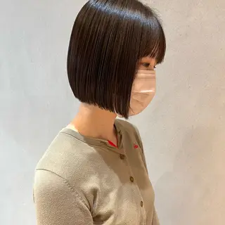 ショート ボブ/透明感カラー /坂口恵梨子のヘアスタイル