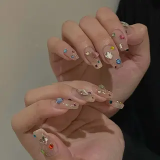 ネイル By moonネイル 🌷ワンホン/韓国風のネイルデザイン