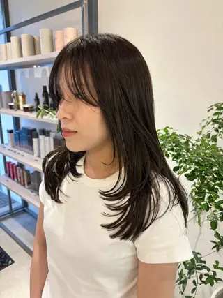 セミロング カラー 透明感カラー/ レイヤーkotonoのヘアスタイル