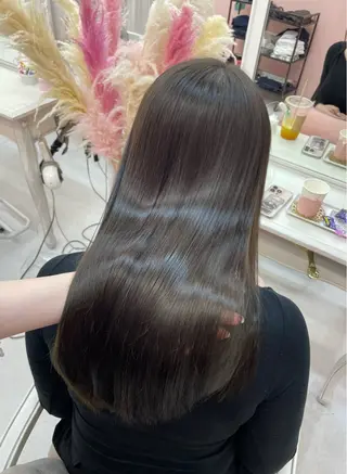 ロング カラー ヘアアレンジ 山本 史奈のヘアスタイル