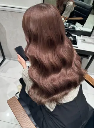 カラー 藤田あかね🎀 カラー/艶髪のヘアスタイル