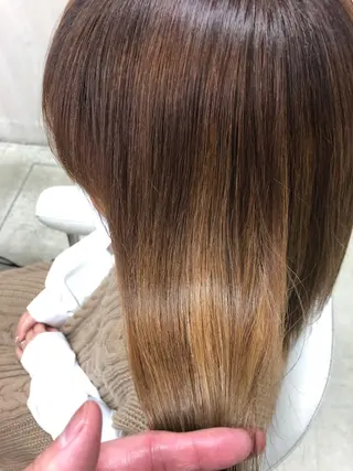 ミディアム カラー le. pidorgeのヘアスタイル