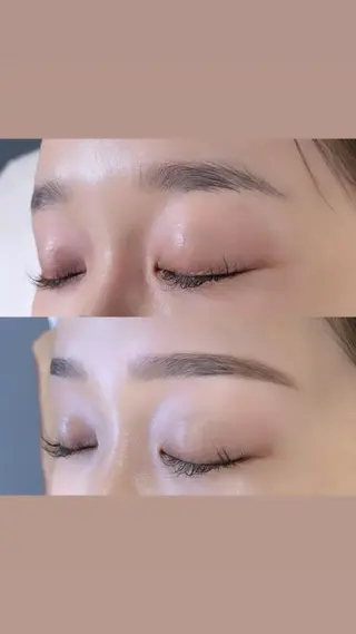 パーマ ヘアアレンジ メンズ マツエク・マツパ アイブロウ BEIGE 金山 🌹RUKAのマツエク・マツパデザイン