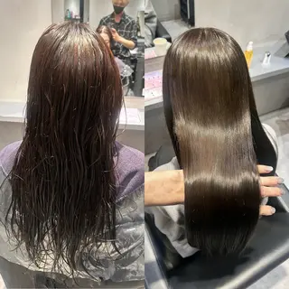 ロング カラー 店長✨️韓国ヘア✖️ 髪質改善カラー／純大のヘアスタイル
