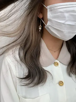 セミロング カラー 中目黒🌼 🌼ハナのヘアスタイル