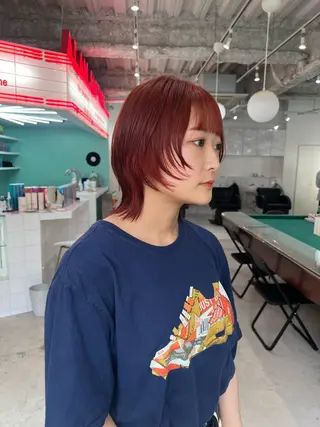 ミディアム 💥ウルフカット デザインあんな💥のヘアスタイル