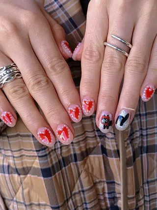 ネイル 3dパーツ/流行り 👧shushu❤️のネイルデザイン