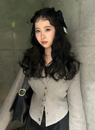 ヘアアレンジ 🩵透明感カラー🩵 yunaのヘアスタイル