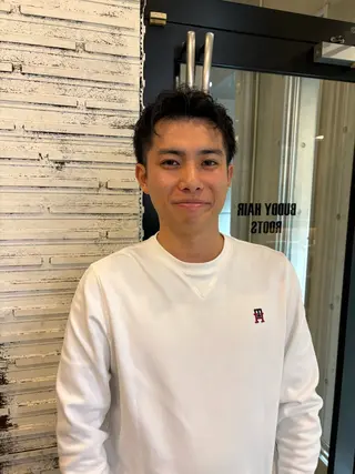 パーマ メンズ パーマ/カラーモデル ななほのヘアスタイル