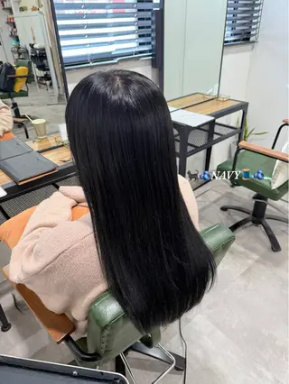 ロング オリーブ🫒レイヤー /平尾/りの‎🤍のヘアスタイル