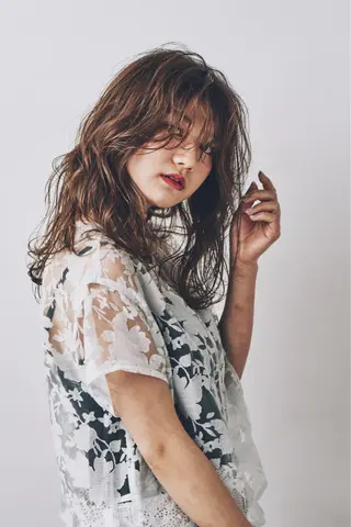 ミディアム カラー パーマ 髪質改善/ショート/ 籠本　勇太のヘアスタイル