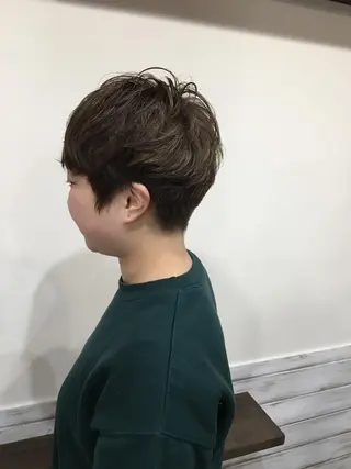 ショート カラー メンズ カラー特化サロン大阪 ルービック江坂/新城のヘアスタイル