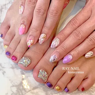 ネイル Arowa 伊田のネイルデザイン