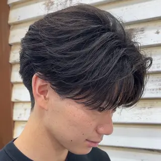 パーマ メンズ メンズパーマ職人 イケガヤのヘアスタイル