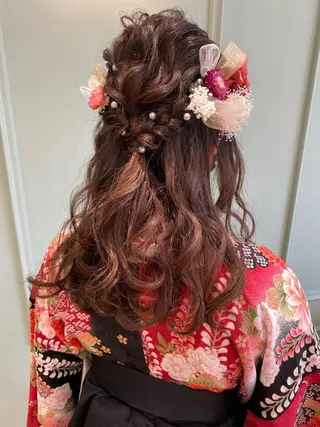 ヘアアレンジ ayaka #パーマ#アレンジのヘアスタイル