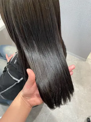 セミロング カラー 女性リピ90%🍨 🩷佐藤みずきのヘアスタイル