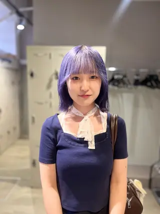 カラー 🥀韓流暖色ヘア 🥀yuzukiのヘアスタイル