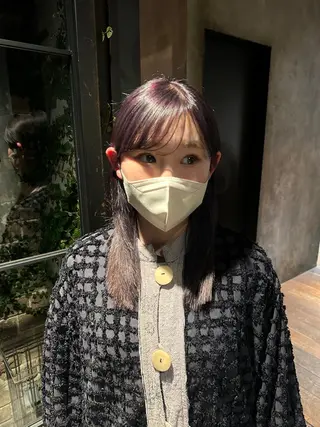 セミロング カラー arbos所属・arbos/鳳美容室 /risaのヘアスタイル