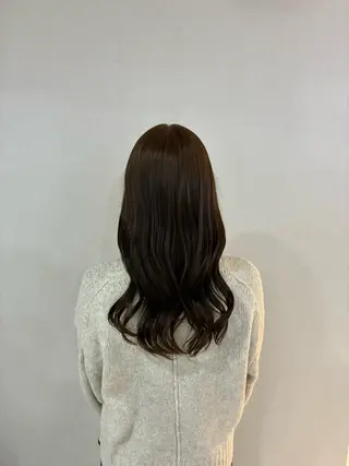 セミロング カラー ハナダ メイのヘアスタイル