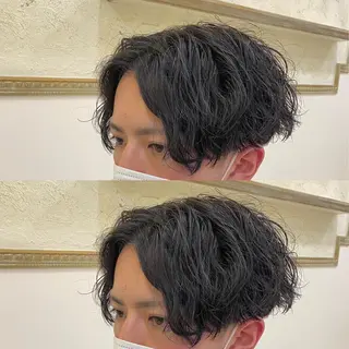 パーマ メンズ 年間2000名担当◎ パーマ職人/仲原佑樹のヘアスタイル
