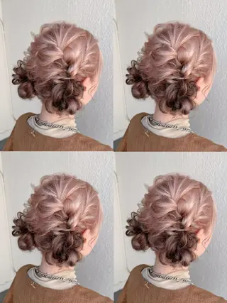 ミディアム ヘアアレンジ 🌷MAYU 🌷のヘアスタイル