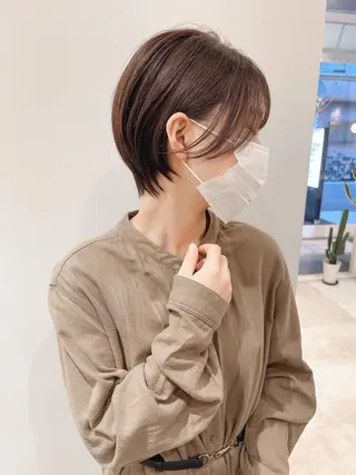 ショート カラー LA KING GINZA TOKYO所属・🧡ショートの達人 🧡SHOのヘアスタイル