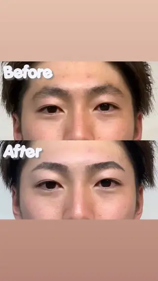 アイブロウ プラスエイト新宿店所属・メンズ眉毛サロン Nozomiの眉毛・アイブロウイメージ