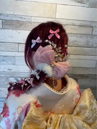 ヘアアレンジ 生活に馴染む デザイン/鏡ゆうかのヘアスタイル