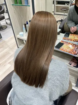 ロング 下村 和香奈のヘアスタイル