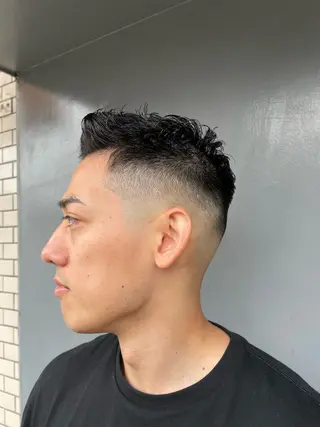 ショート メンズ FADE&LINE登戸店所属・🔥メンズ専門 美容師🔥 柳澤陵心のヘアスタイル