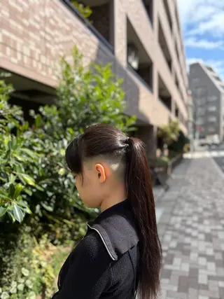 角田リサ /代々木上原のヘアスタイル