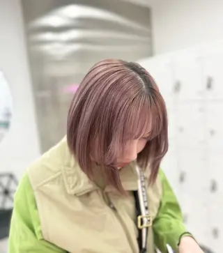 ロング カラー パーマ ヘアアレンジ メンズ キッズ ♥️韓国ヘア レイヤー♥️ゆりのヘアスタイル