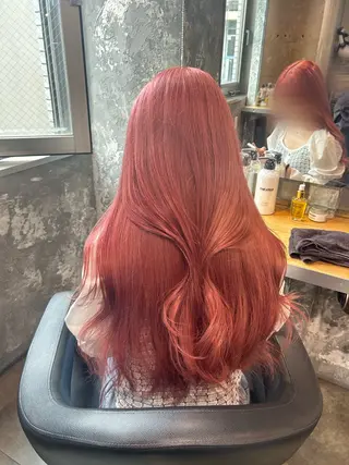 ロング IS所属・横浜美容室/透明感 カラー/レイヤーのヘアスタイル