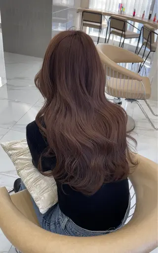 ロング 大西 天使のヘアスタイル
