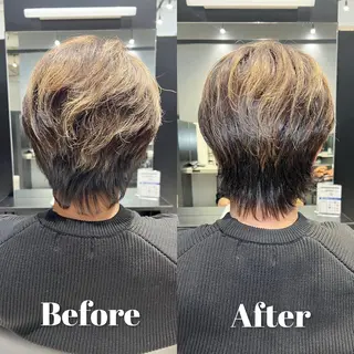 ミディアム パーマ メンズ kimika🥑 メンズ/髪質改善のヘアスタイル