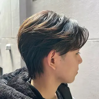 メンズ 池袋/韓国メンズヘア ❤️💙軸丸みうのヘアスタイル