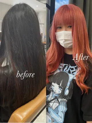 ロング カラー メンズ多数⚡ブリーチ 特化💚Acchonのヘアスタイル