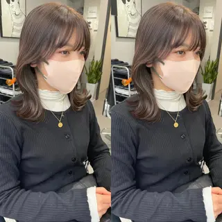ミディアム 🌸インナーカラー 🌸藤井春華のヘアスタイル