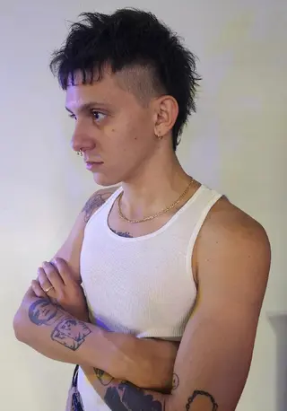 ショート Backbocker所属・ハイトーン/ブリーチ /デザインカラーのヘアスタイル