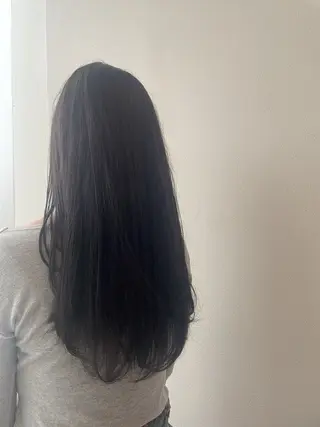 ロング 平 真亜里のヘアスタイル