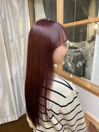 ロング カラー MASHU Grandvase所属・めい/透明感カラー /似合わせカットのヘアスタイル