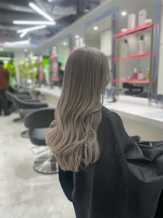 ロング カラー 大人っぽ韓国ヘア 寒色💙yuma💙のヘアスタイル