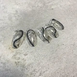 メンズ ネイル アイブロウ 今福鶴見ネイル 8(ｴｲﾄ)のネイルデザイン