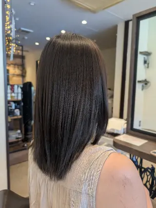 カラー 吉田 彩のヘアスタイル