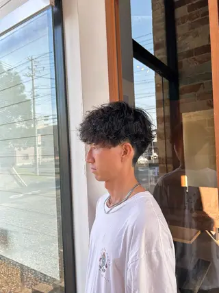 パーマ メンズ 村松 麻菜のヘアスタイル