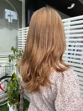 ロング カラー eclat suzumiのヘアスタイル