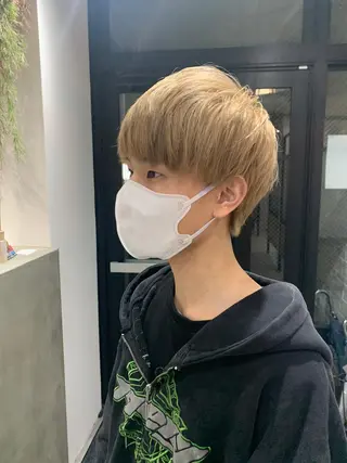 ショート カラー ヘアアレンジ kei/透明感カラー /ベージュ/インナーのヘアスタイル