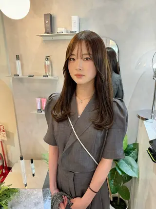 セミロング Tink　天神店所属・今村賢治/メンズ/ レイヤー✨艶カラーのヘアスタイル